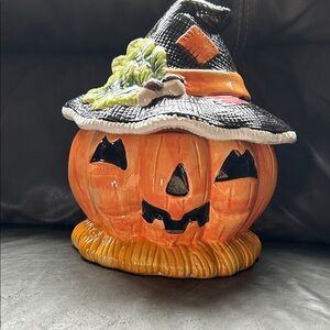 Halloween Pumpkin Ceramic Decor